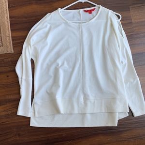 Branded sweater from Hot Kiss with open shoulder